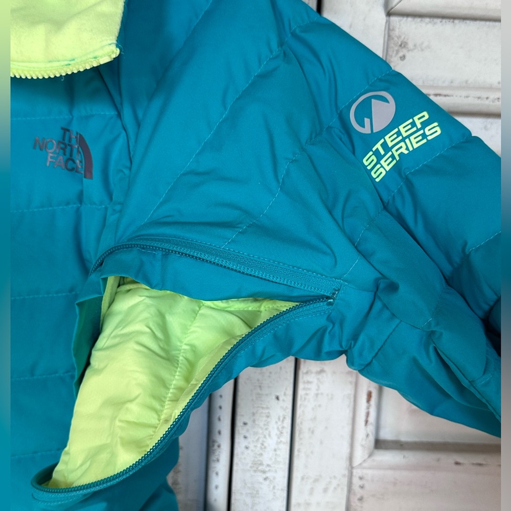 The North Face Steep Series 700 teal Jacket - Picture 3 of 7